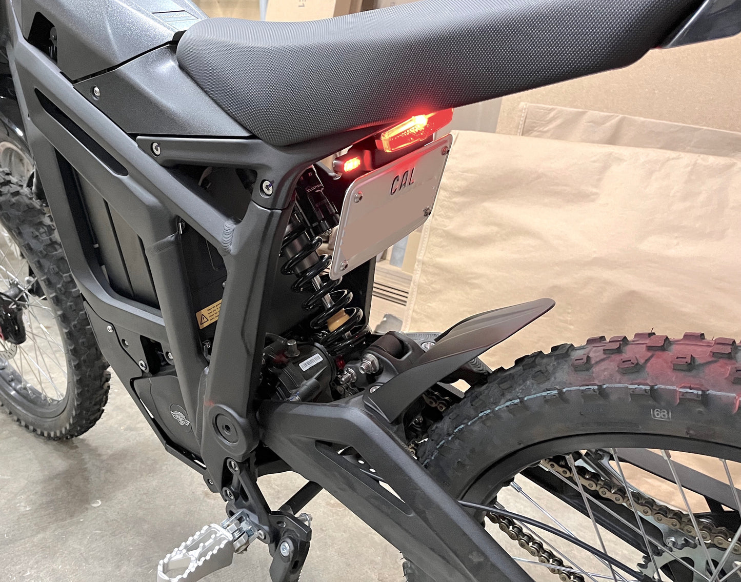 License Plate Bracket for Talaria MX5